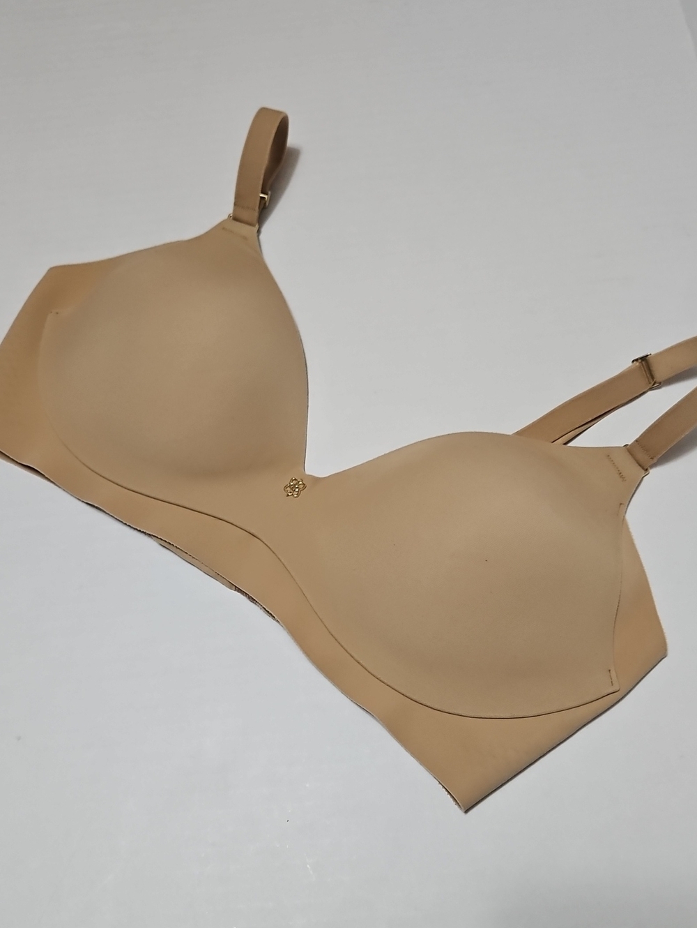 Honeylove CloudEmbrace Wireless Tan T-Shirt Bra - Smooth Support Size 32D